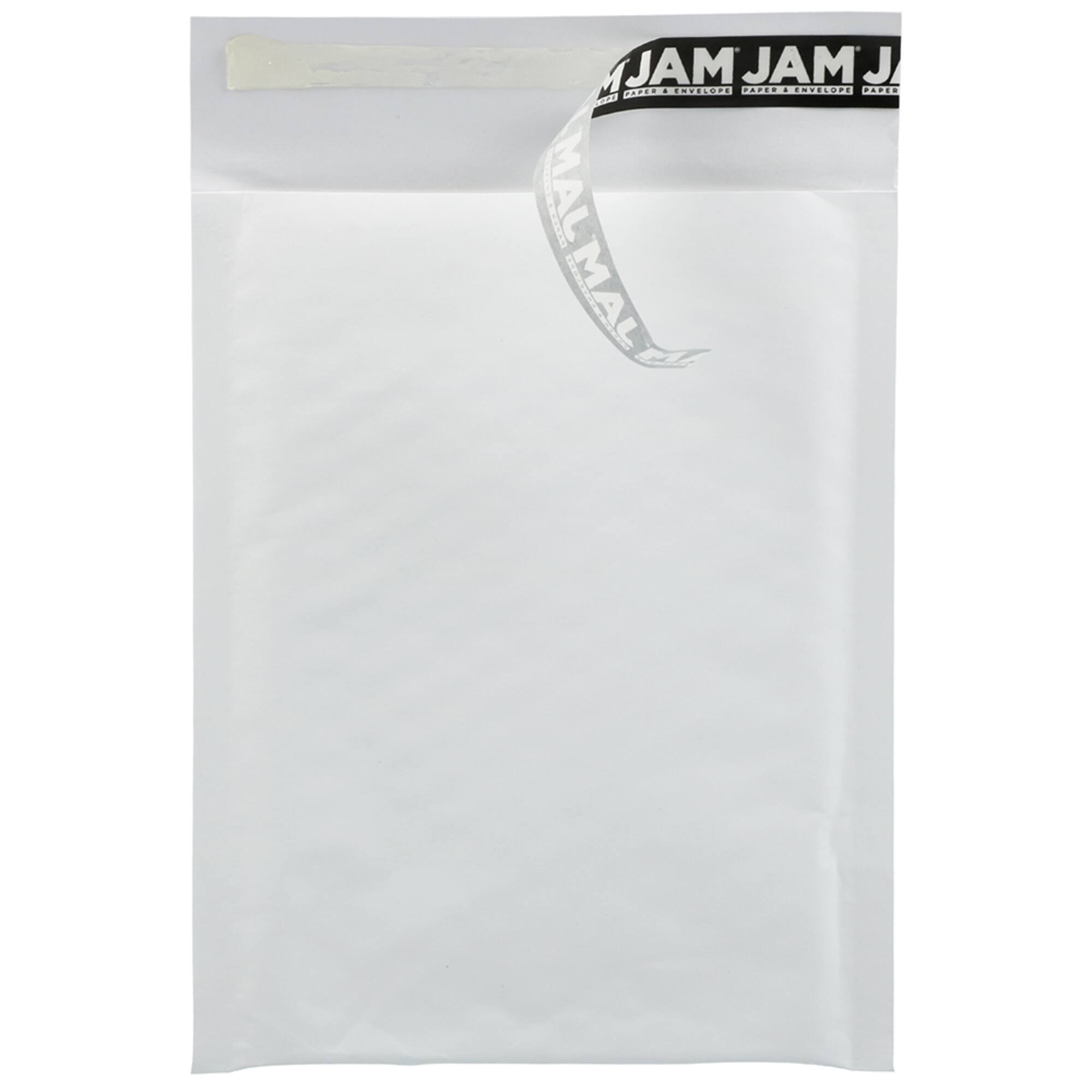 JAM Paper 6" x 8.5" White Kraft Bubble Lite Padded Mailers, 25ct.